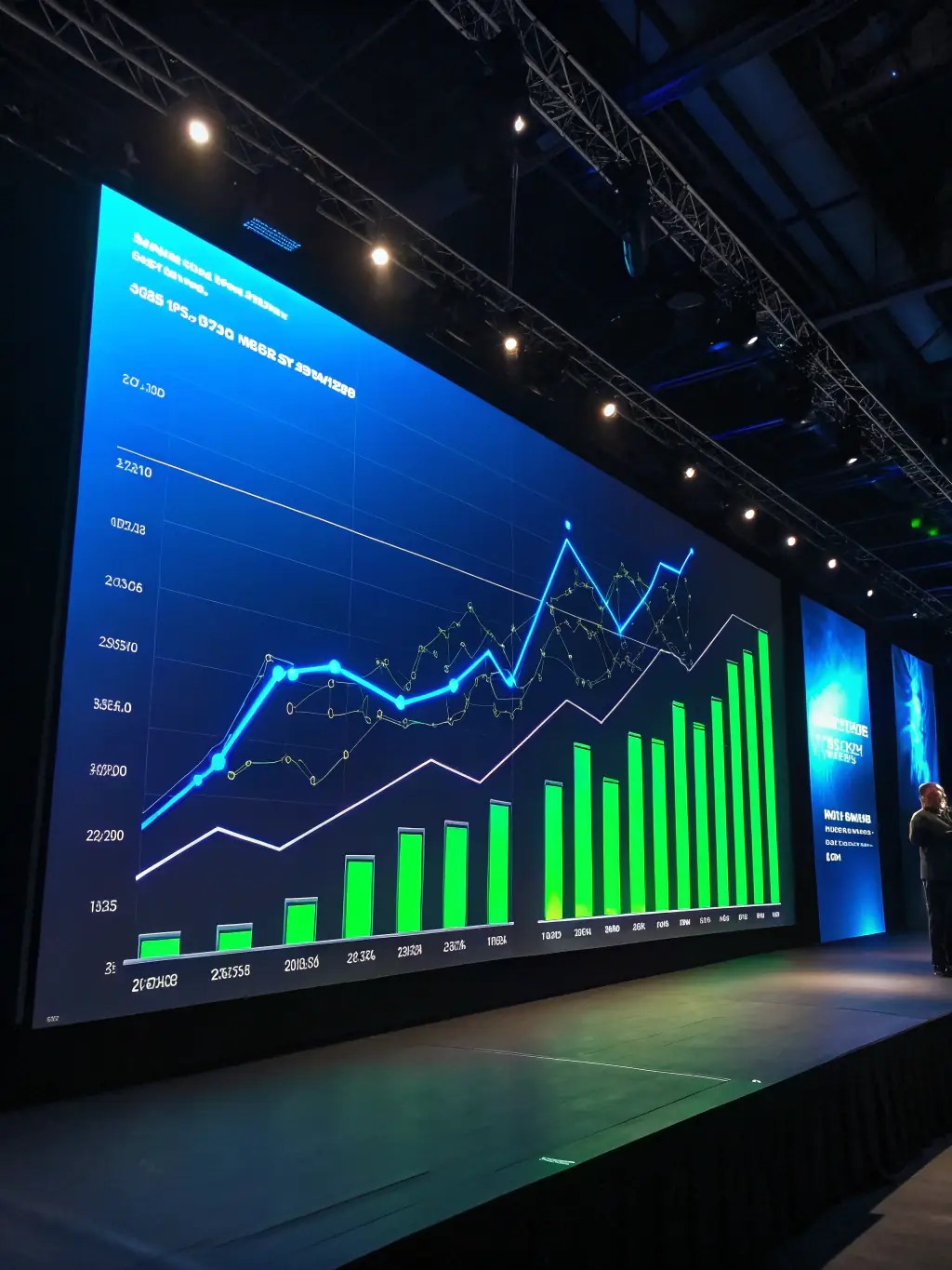 A graph illustrating a significant increase in user engagement metrics after implementing LaunchMyOTT's platform.